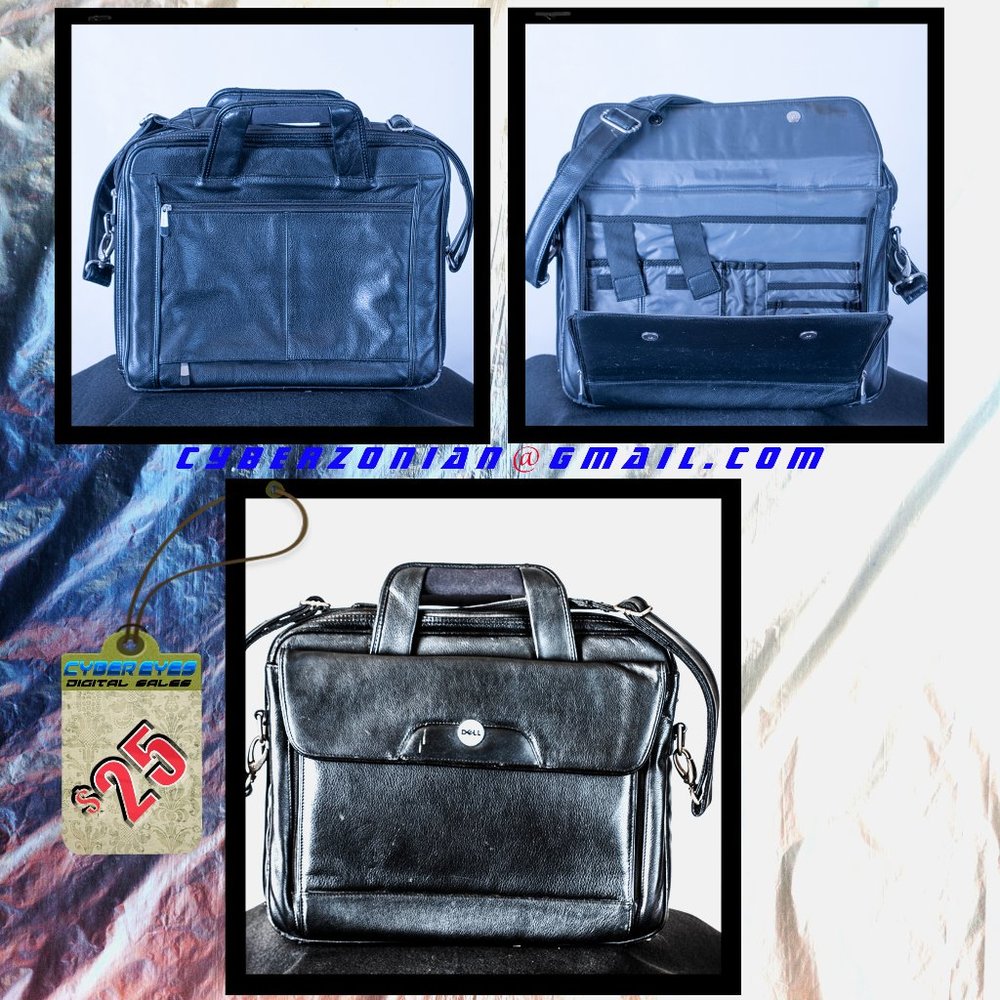 Leather Laptop Comptuer Carry Case